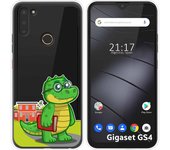 Funda Silicona Transparente para Gigaset GS4 diseño Coco Dibujos
