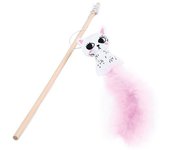 Ibañez Caña para Gatos con Plumas - Juguete para Juego y Ejercicio