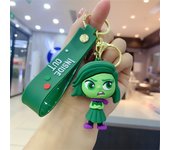 New 3d Cartoon Inside Out 2 Animated Movie Joy Sadness Anger Disgust Figures Intensa Mente Vice Versa Keychain Pendant Doll
