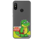 Tumundosmartphone Funda Gel Transparente para Xiaomi Redmi 6 Pro / Mi A2 Lite diseño Coco Dibujos