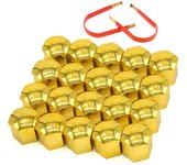 20Pcs Car Wheel Nut Protection Covers Anti-Rust Caps Auto Hub Car Tire Screw Caps Nut Bolt Auto Exterior Accessories 17/19/21mm