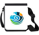 MERCHANDMANIA BANDOLERA PEQUEÑA logo profesional meteorologia clima climatico bolso bandoleer