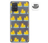 Tumundosmartphone Funda Gel Transparente Samsung Galaxy A71 5G Diseño Pato