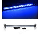 Car Emergency Grill Warning Lamp 80 LED Strobe Police Lights Red Blue Windshield Auto Bar Traffic Advisor Flashlight 12V 24V