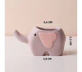 Creative Flower Shape Plant Pot Ceramic Pots for Flowers Cartoon Elephant Dinosaur Succulent Pot Cute Home Decor Maceta Casa