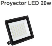 PROYECTOR LED 20w 3000K www.adocevoltios.com