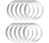 2024 Stainless Steel Universal Magnetic Metal Plate Ring For Magsafe Wireless Charger Iron Sheet Sticker Magnet Car Phone Holder