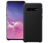 CABLEPELADO Funda Silicona Samsung Galaxy S10 Textura Suave (Negro)