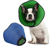 Collar de Cono para Perros postoperative, alternative to Los Conos para Perros Pequeños, Collares ajustables de recuperación para mascotas, collar Isabelino para Perros (S)