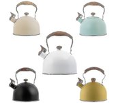 2.5l Stainless Steel Whistling Tea Kettle Food Grade Teapot For Make Tea Boil Water Compatible Gas Stoves Induction Cookers 2022