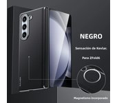 Carbon Fibre Pattern Hard PC Hinge Protection Phone Cover for Samsung Galaxy Z Fold 6 5 4 Magnetic Magsafe Case