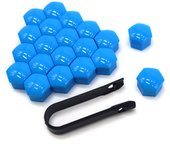 20Pcs Car Wheel Nut Protection Covers Anti-Rust Caps Auto Hub Car Tire Screw Caps Nut Bolt Auto Exterior Accessories 17/19/21mm