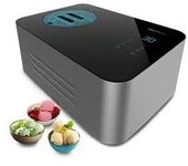 Heladera Con Compresor De 1 5 L Gelacy 1500 Touch. 150 W Máquina De Hacer Helados Pantalla Táctil Ventana De Control Motor Extraíble Helados En 30 Minutos