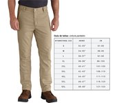 Carhartt Pantalón Rigby Khaki Recto Talla 34 Suministros Industriales