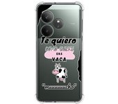 Tumundosmartphone Funda Silicona Antigolpes para Realme GT 6 / GT 6T 5G diseño Vaca Dibujos