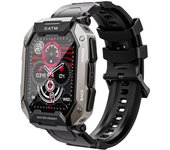 Reloj inteligente para exteriores con llamadas Bluetooth, modo multideportivo, podómetro, frecuencia cardíaca, oxígeno en sangre