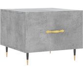 vidaXL Mesa de centro madera contrachapada 50x50x40 cm Blanco, Negro, Blanco brillante Mesita de Salón o Comedor o Auxiliar Mesa de Café Meuble Salón