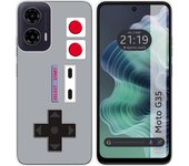 Tumundosmartphone Funda Silicona para Motorola Moto G35 5G diseño Consola Dibujos