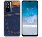 Funda Silicona para Vivo Y76 5G diseño Vaquero Dibujos
