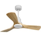 Ventilador de techo Reversible Termostato Wifi Motor DC Techos Inclinados Mando a Distancia Hypersilence Memoria
