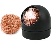 Limpiador para puntas de soldador con soporte Bola de latón Cleaning ball