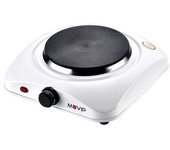 Muvip cocina electrica 1 fuego 1000w - 5 niveles de potencia - color blanco