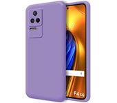 Funda Silicona Líquida Ultra Suave para Xiaomi Poco F4 5G color Morada