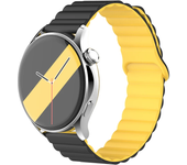 Magnetic loop For Samsung Galaxy watch 6 5 4 Classic 20MM 22mm Silicone bracelet Amazfit Bip 5/3 pro/Balance/GTS/GTR 4-3 strap