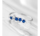 new minimalistic birthstone zircon trend the night sky Inspired twinkling stars Stackable cluster rings jewelry for women girls