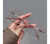 Anti-Blue Light Glasses Women Men Oversized Optical Frame Eye Protection Ultra Light Eyeglasses Office Computer Goggles
