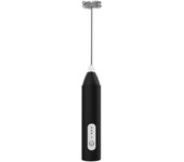 Espumador Multiusos Potente Batidora de Mano - Espuma de Leche Eléctrica Recargable Type C - 3 Velocidades - Blanco/Negro