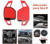 Aluminum Steering Wheel Paddle Shifter Extension for Audi A3 S3 8V A4 S4 A5 S5 B8.5 A6 S6 A7 S7 C7 Q5 Q7 2013 2014 2015 2016