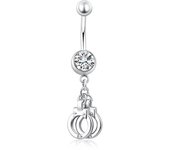 KUNIU 1pc Fashion Handcuffs Pendant Belly Ring Women's Fit Piercing Body Jewelry