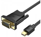 Vention cable mini dp macho a vga hembra - 1m - color negro