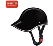 Motorcycle Helmet Men And Women Classic Leather Vintage Open Face Half Helmet Motor Scooter Electric Scooter Helmet Goggles New
