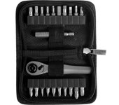 Mini Ratchet Wrench Set 22 in 1 Multifunctional Right Angle Screwdriver Kit Small Ratcheting Screwdriver Combination Set