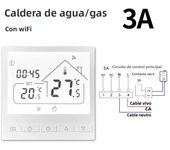 Tuya Smart WiFi Thermostat Water/Gas Boiler Electric Floor Water Heating Temperature Controller for Google Alexa Yandex Alice