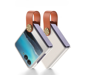Wrist Strap Leather Bracket Phone Case for Motorola Razr 50 Ultra Mooto Razr 40 Wristband Holder Shockproof Cover