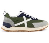 Zapatillas munich versatile 24 verde gris de hombre.