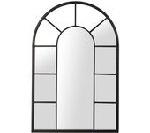 Adda Home Espejo Ventana Negro 60x3x90 Cm - Decoración de Pared