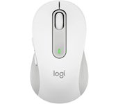 Mouse raton logitech m650 mediano optico wireless inalambrico blanco crudo