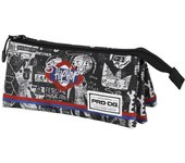 PRO-DG Under Hip Hop FAN Triple Pencil Case 2.0, Black