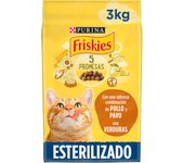 FRISKIES Cat ESTERILIZADO Pavo&Verd 3kg