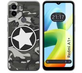 Funda Silicona para Xiaomi Redmi A1 Plus diseño Camuflaje 02 Dibujos