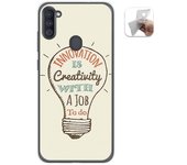 Tumundosmartphone Funda Gel Tpu para Samsung Galaxy A11 / M11 diseño Creativity Dibujos