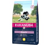 EUKANUBA PUPPY Y JUNIOR RAZA MEDIANA 3KG