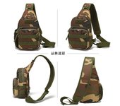 Nueva Bolsa de Cycling para Deporte al Aire Libre para hombre, Práctica Bolsa de hombre con diagonal, Bolsa táctica para botella de agua en el pecho