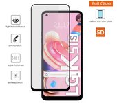 Tumundosmartphone Protector Cristal Templado Completo 5D Full Glue Negro para Lg K51s Vidrio