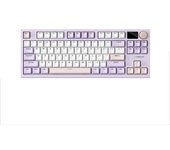 Teclado Mecánico con Instalación de Almohadilla Intercambiable al Calor del 75%, Pantalla TFT, Modo Triple, sin varillas/Cableado 4000mAh RGB LED