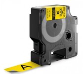 CINTA ROTULADORA RHINOPRO VINILO 19MMX5.5M NEGRO/AMARILLO DYMO 18433